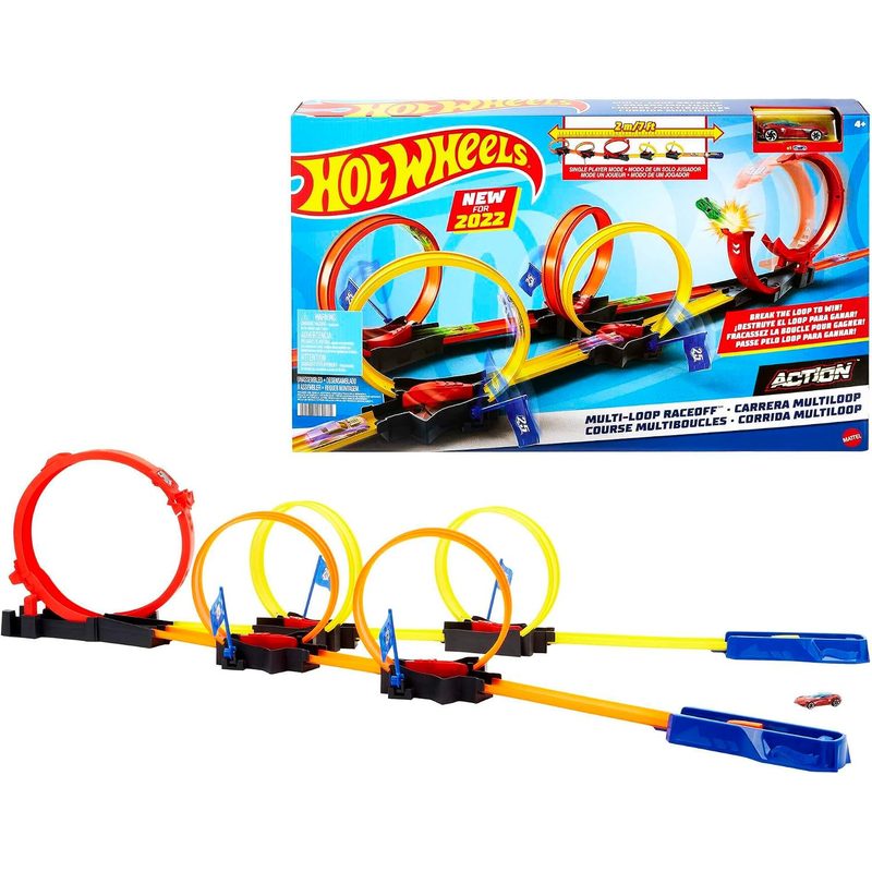 Hot Wheels Action - Pista de Brinquedo Competição Super Loop