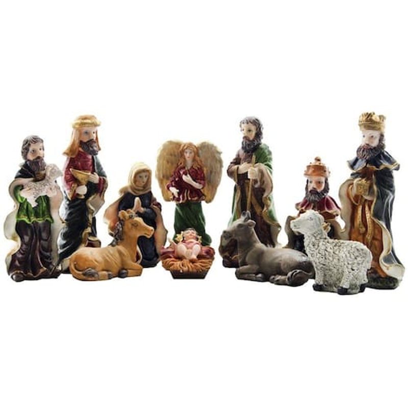 Presépio de Natal em Resina 11 Peças 23cm